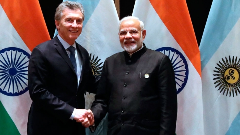 Macri viajó a la India para mejorar relaciones comerciales bilaterales