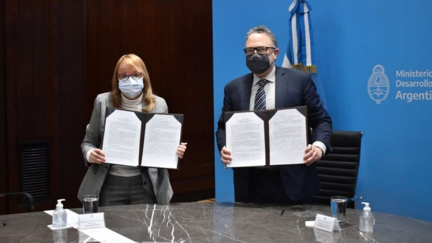 Alicia se reunió con el ministro de Desarrollo Productivo