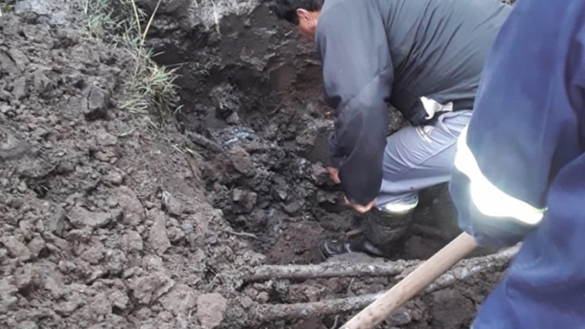 Finalizaron las tareas de reparación en el acueducto Juana Koslay a Dónovan