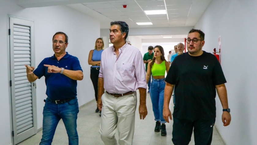 Capitanich recorrió la nueva sede de la  Facultad de Arte de la UNNE que inaugura el miércoles junto a Alberto Fernández