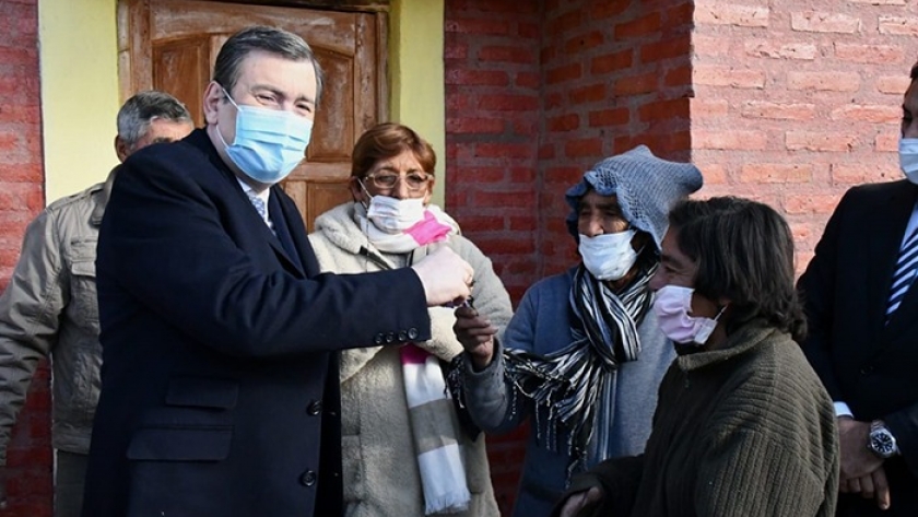 Zamora inauguró obras en la localidad de San Nicolás