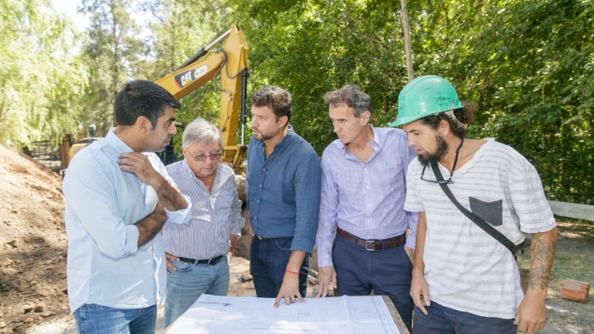 En Exaltación de la Cruz, Katopodis inició obras hídricas para la localidad de Capilla del Señor