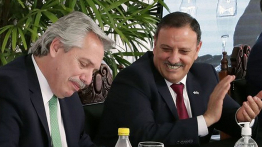 Alberto Fernández y Ricardo Quintela anuncian obras para La Rioja