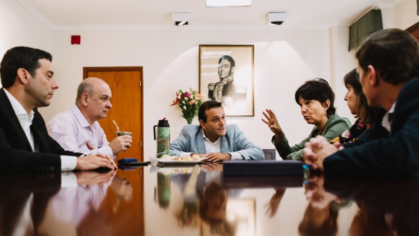 Herrera Ahuad recibió a la titular de AFIP y le presentó los programas "Ahora"