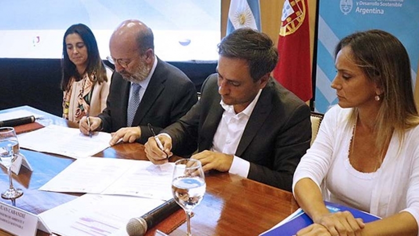Gestión del agua: Cabandié recibió a su par portugués João Pedro Matos Fernandes