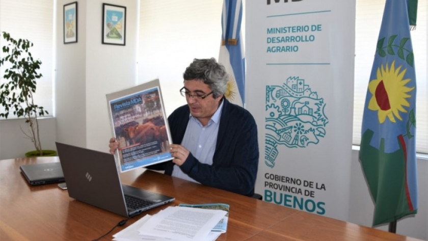 Rodríguez presentó una nueva edición de la revista MDA