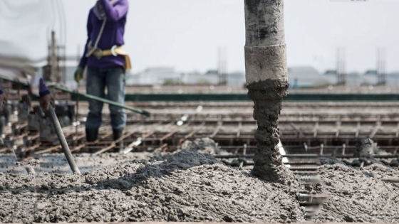 Comenzaron las obras en la Planta Hormigonera Municipal de Ameghino