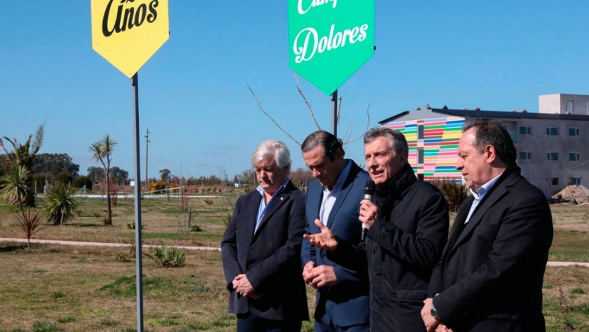 El Presidente visitó el complejo turístico Parque Termal Dolores