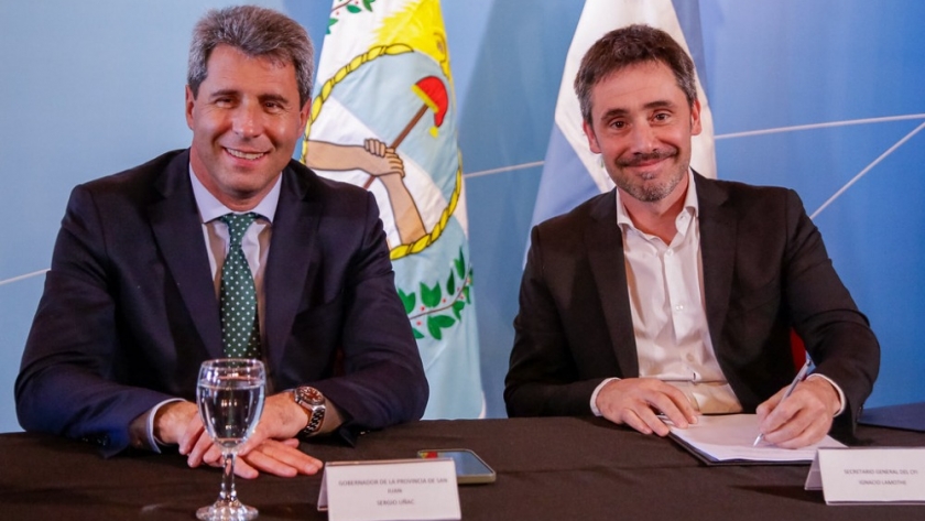 Uñac firmó un convenio con la empresa estatal de agua de Israel