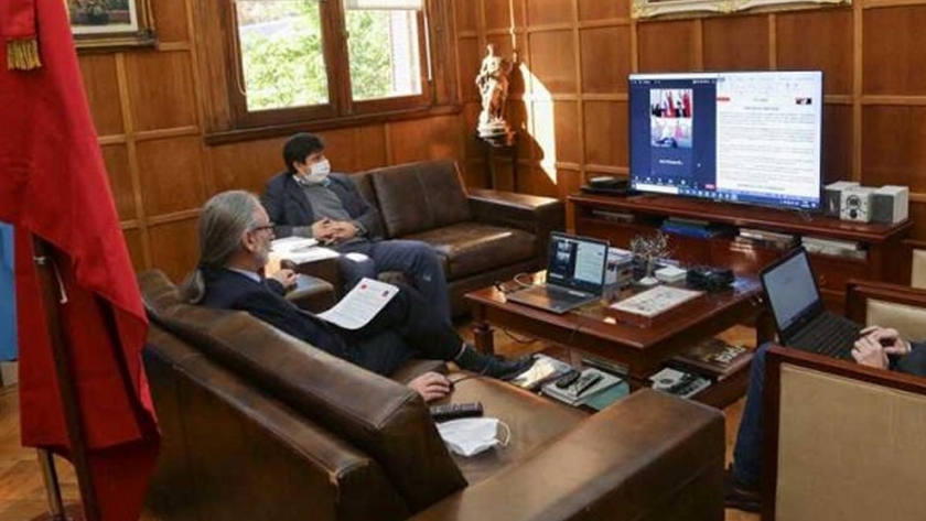Basterra se reunió con el embajador de la República Popular China