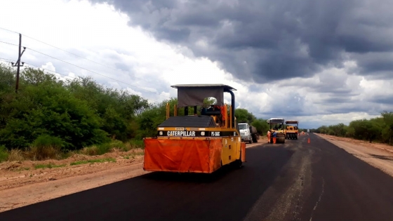 Santiago del Estero: avanzan las obras sobre la Ruta Nacional Nº 16