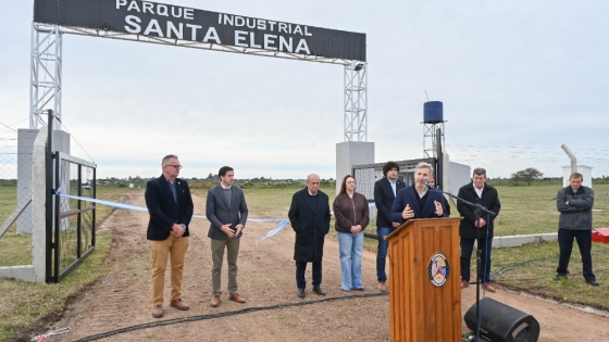 Frigerio destacó el impacto productivo del nuevo parque industrial