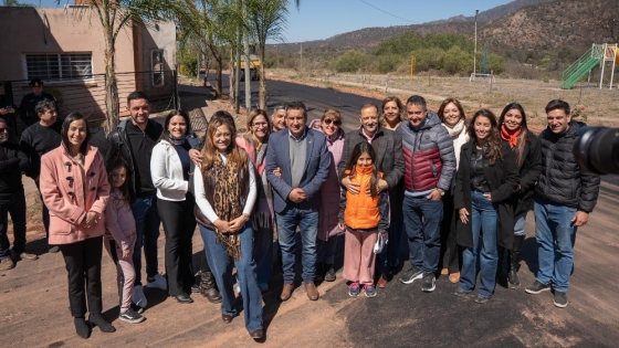 Asfalto en Olta: inauguraron 1.600 metros de pavimento