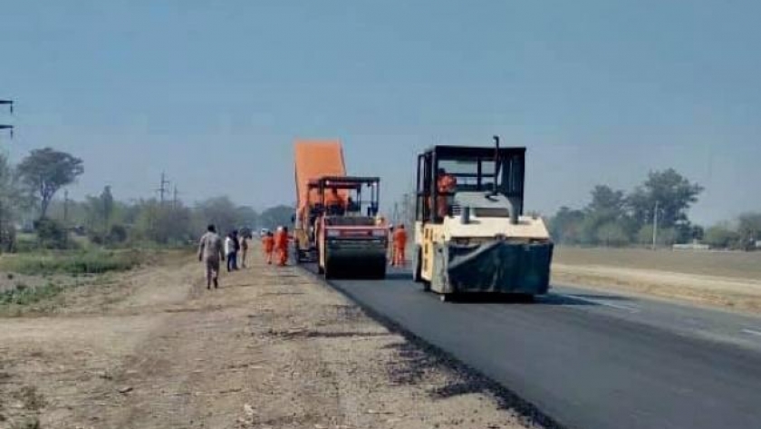 Repavimentan la Ruta 329 con una inversión de $700 millones