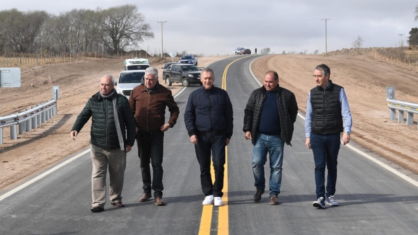 Camino de la Costa: Schiaretti habilitó un nuevo tramo pavimentado de la RP 23