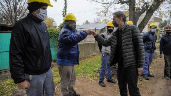 Buenos Aires: Katopodis visitó obras en Exaltación de la Cruz