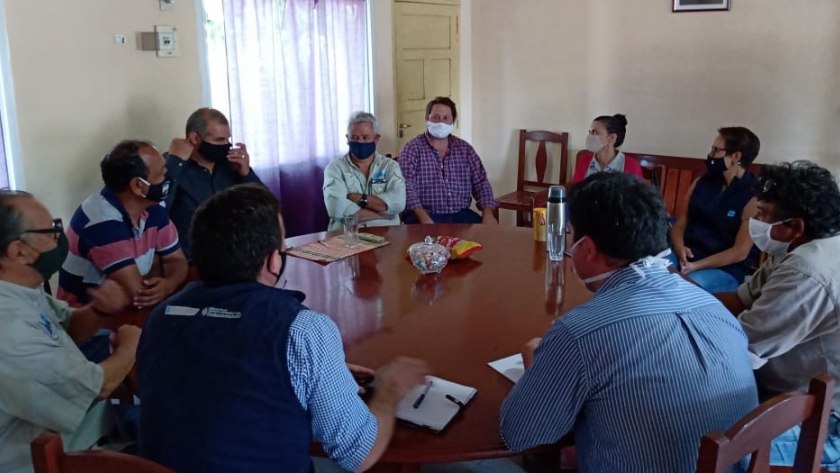 Formosa: Acuerdan realizar inscripción en el Renspa para productores de banana