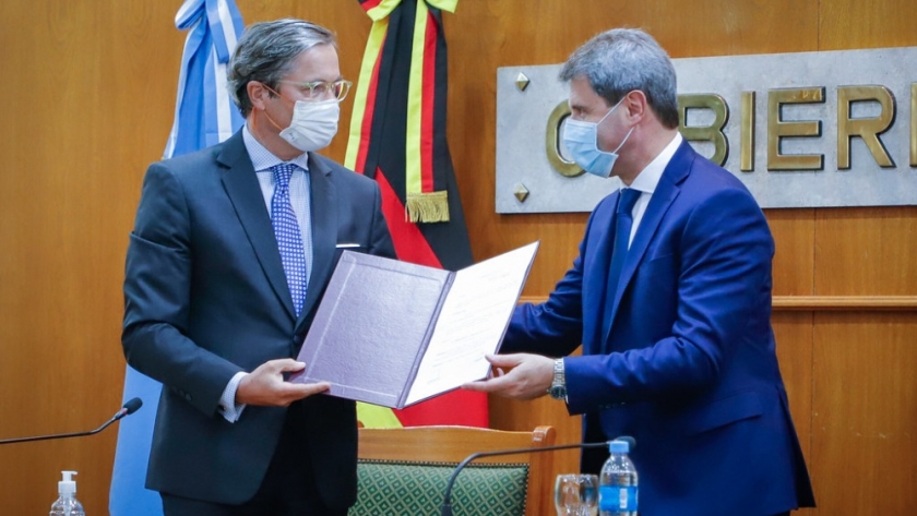Con foco en las energías renovables y la educación, el embajador de Alemania visitó San Juan