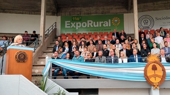 Incertidumbre y necesidad de cambios, ejes de las declaraciones en la apertura oficial de la Expo Rafaela