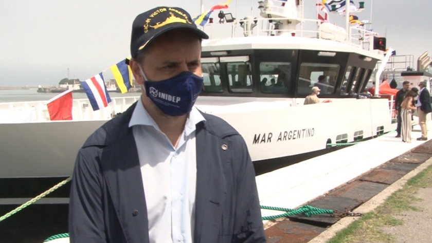 Carlos Liberman: "Con la llegada del Barco "Mar Argentino" estamos dando un paso muy importante en la investigación y la producción pesquera"