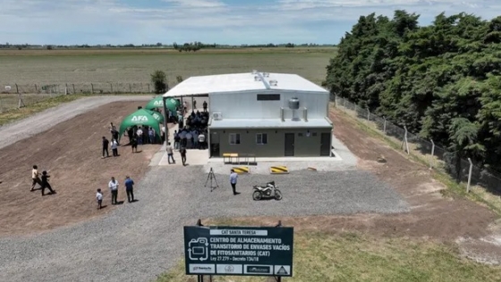 <Santa Fe: se inauguró el primer centro para la gestión de envases vacíos de agroquímicos