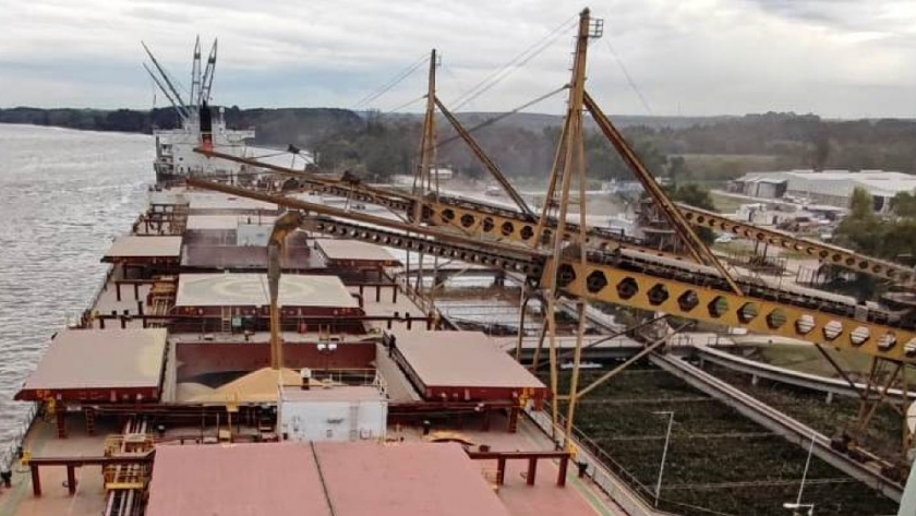 Certificación de más de 40 mil toneladas de granos de soja a granel con destino a China