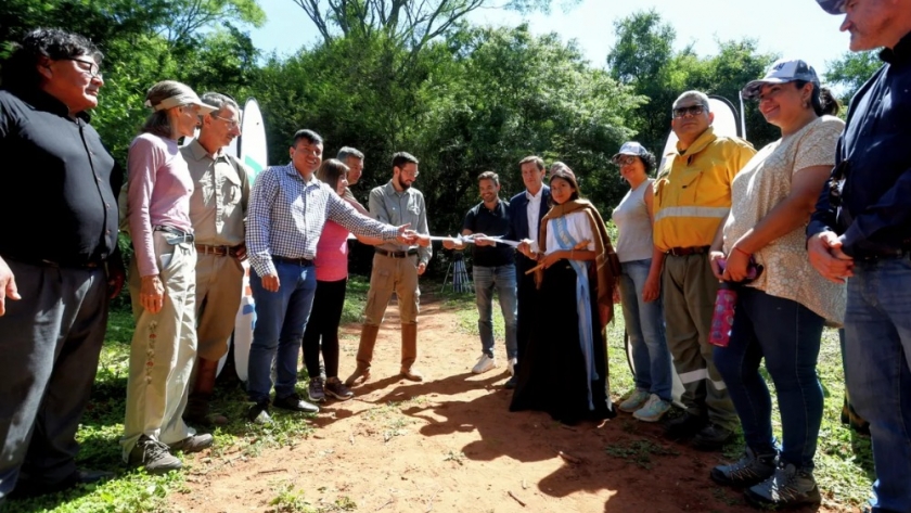 Sadir inauguró el Sendero del Mangrullo en la reserva Las Lancitas