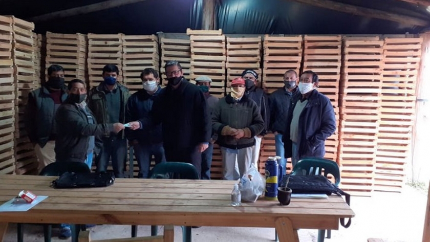 Financiamiento a cooperativa hortícola de paraje Ifrán para construir su galpón de empaque