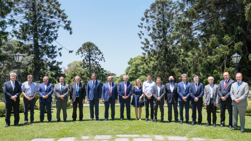 Alberto Fernández se reunió con gobernadores en Olivos