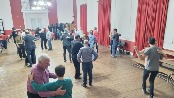 Rojas disfrutó de una nueva jornada de Tango y práctica milonguera