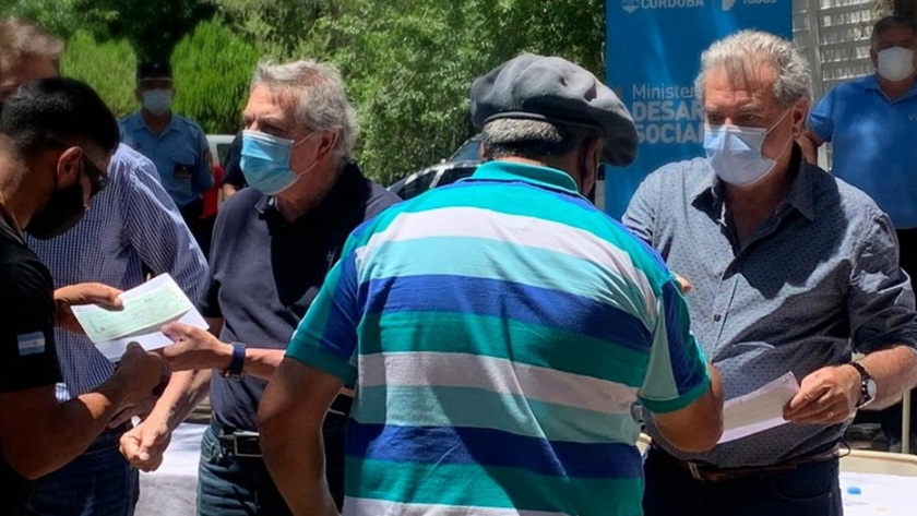 Villa de Soto: aportes y equipamiento para 52 productores afectados por incendios