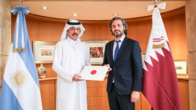 Cafiero y el embajador de Qatar analizaron sectores estratégicos para expandir comercio bilateral