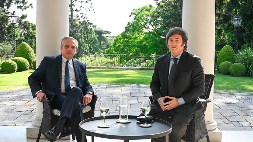 Conmenzó la transición: Javier Milei se reunió con Alberto Fernández en la Quinta de Olivos