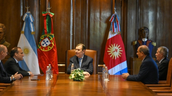 El Gobernador Zamora recibió al embajador de Portugal tras Smart City en Santiago del Estero