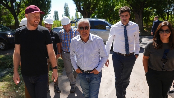 Mendoza impulsa obras de saneamiento y energía solar para mejorar servicios básicos en Luján de Cuyo