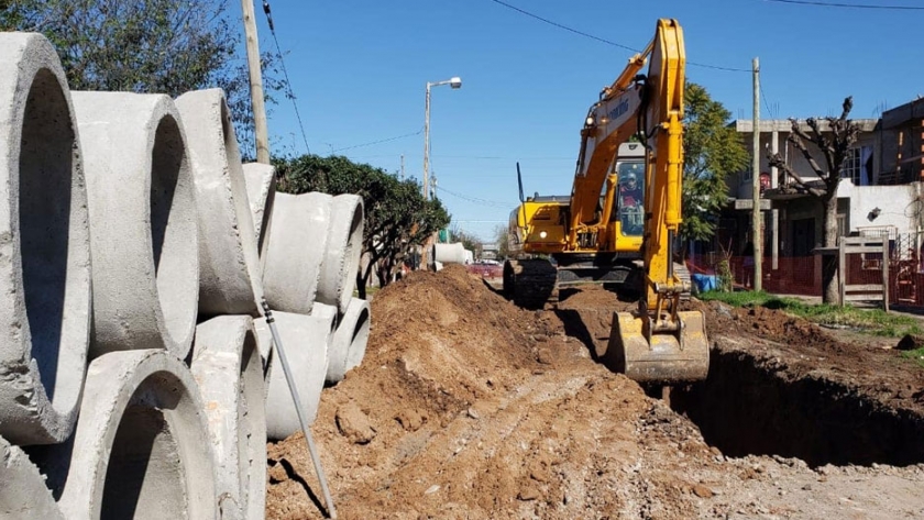 Provincia de Buenos Aires: avanza la Obra Hidráulica de la Cuenca Mariló en San Miguel