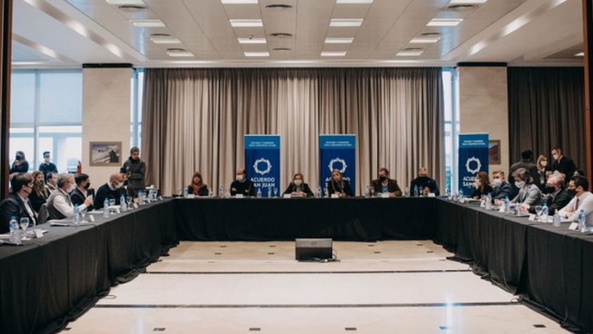 El sector financiero también hizo su aporte para el Acuerdo San Juan