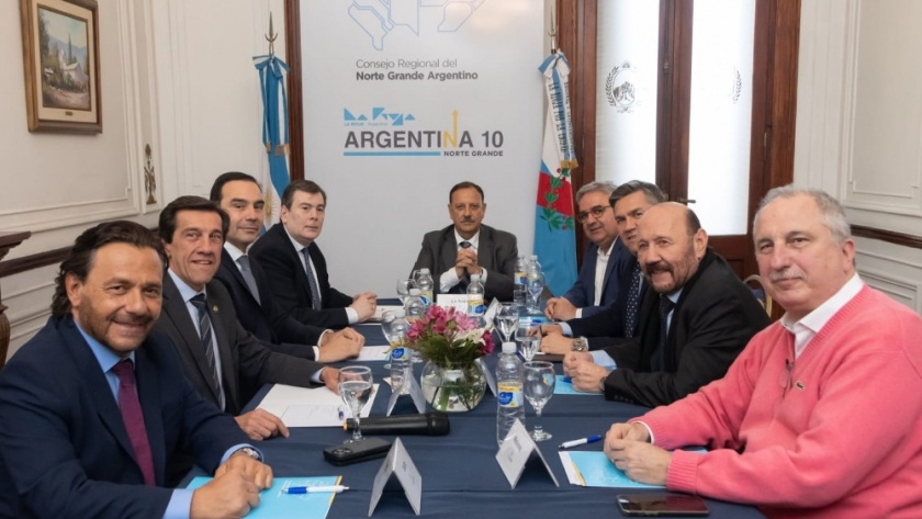 Quintela reunió en Buenos Aires a los Gobernadores de Norte Grande