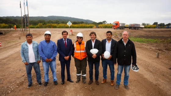 Carlos Sadir reactivó las obras en la Ruta Nacional 34 en Las Pampitas para impulsar la conectividad