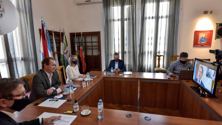 Bordet abordó con Scioli la oferta exportable entrerriana con destino a Brasil