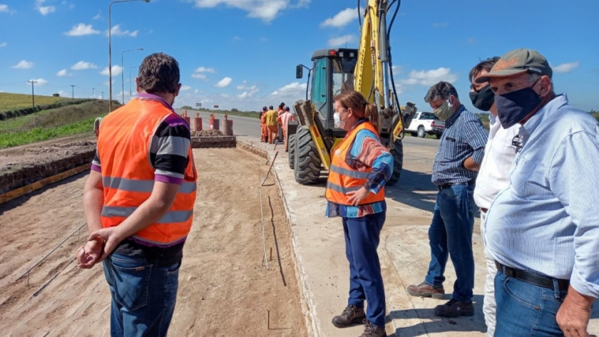 Continúan las tareas de rehabilitación de la variante Joaquín Vivanco en el ingreso a Victoria