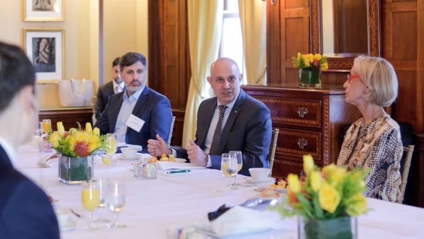 Guerrera presentó el Plan de Modernización del Transporte en el Consejo de las Américas en Nueva York