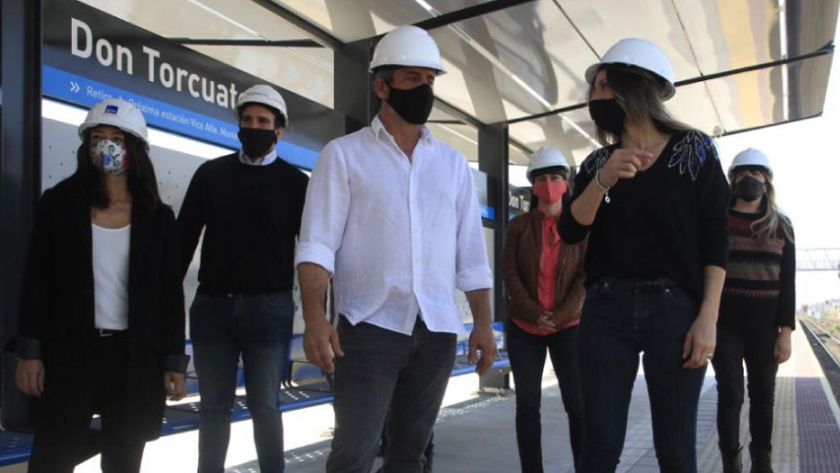 Tigre: Malena Galmarini y concejales del Frente de Todos recorrieron obras en la zona norte