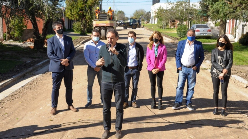 Katopodis visitó Miramar para recorrer obras del Plan Argentina Hace