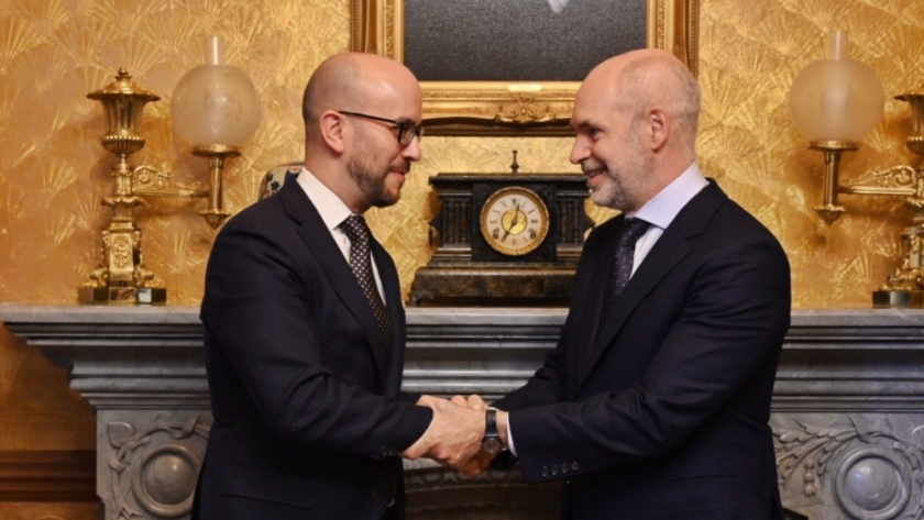 En la Casa Blanca, Rodríguez Larreta se reunió con el representante de Biden para América Latina