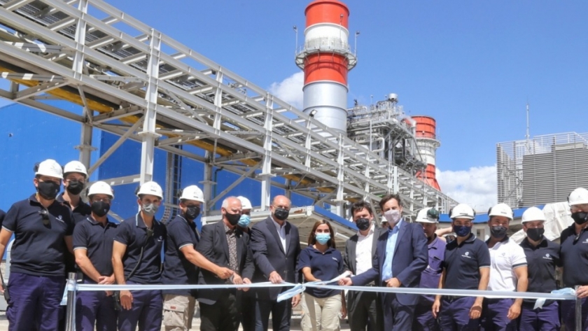 Perotti participó de la inauguración de la Central Térmica de Co-generación Puerto San Lorenzo