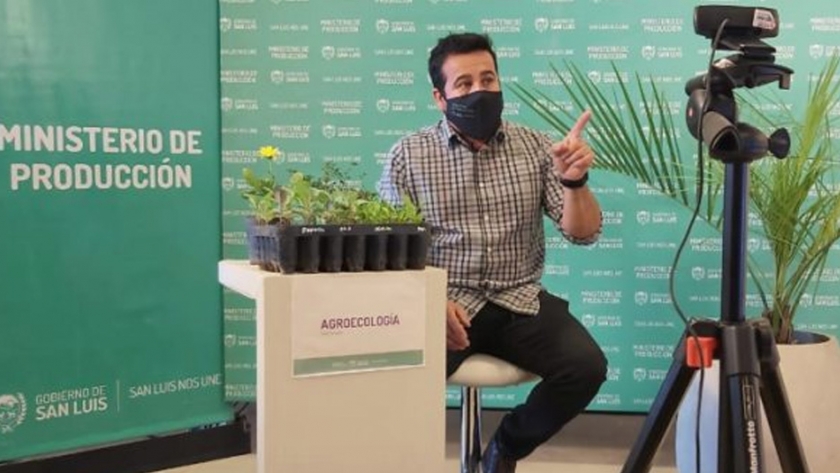 Las capacitaciones virtuales sobre agroecología llegaron a Escuelas Públicas Digitales del sur provincial