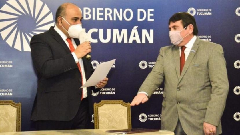 Manzur puso en funciones a Luis Campos como secretario de Gobierno