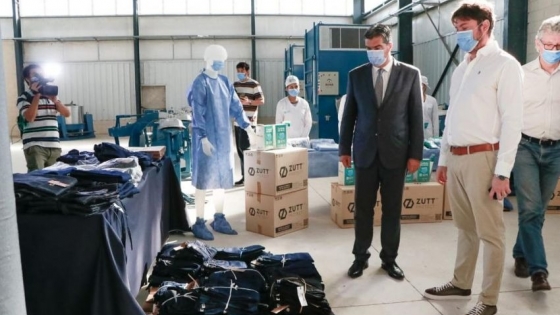 Capitanich visitó la planta de Zutt Protect que invertirá para la producción de Jeans chaqueños de marca Origen