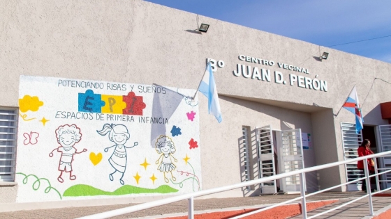 El gobernador dejó inaugurado el Espacio de Primeras Infancias en el barrio Juan Domingo Perón